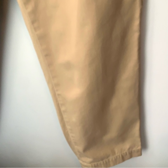 Polo Ralph Lauren Mens Andrew Pants Pleated Chinos 36 X 30 Tan Cotton Back Logo. - Picture 3 of 13